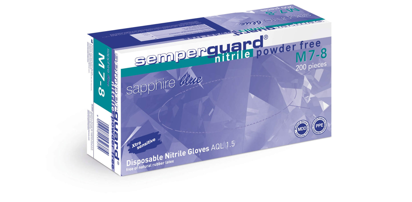 azur Einweghandschuhe 100 Stk. – Hygienische Schutzhandschuhe