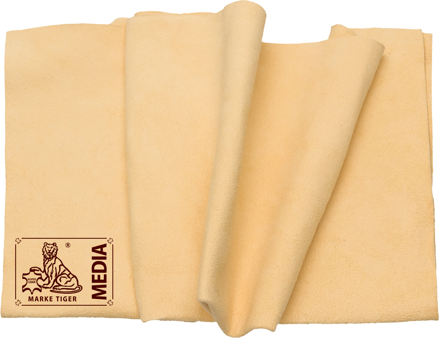 Lewi Fensterleder Natur – Echtes Leder für streifenfreie Glasreinigung