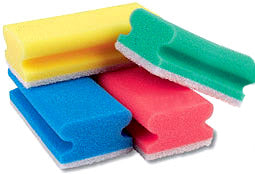 azur Pad-Schwämme „Vlies-Farben-System“ – Farbkodierte Topfreiniger
