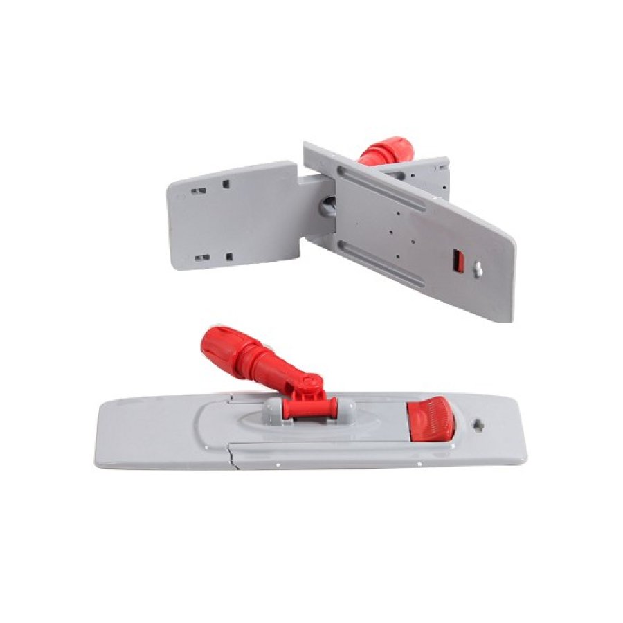 azur Mopp-Klapphalter – Halter für Wischmopps mit Taschen & Metallbolzen