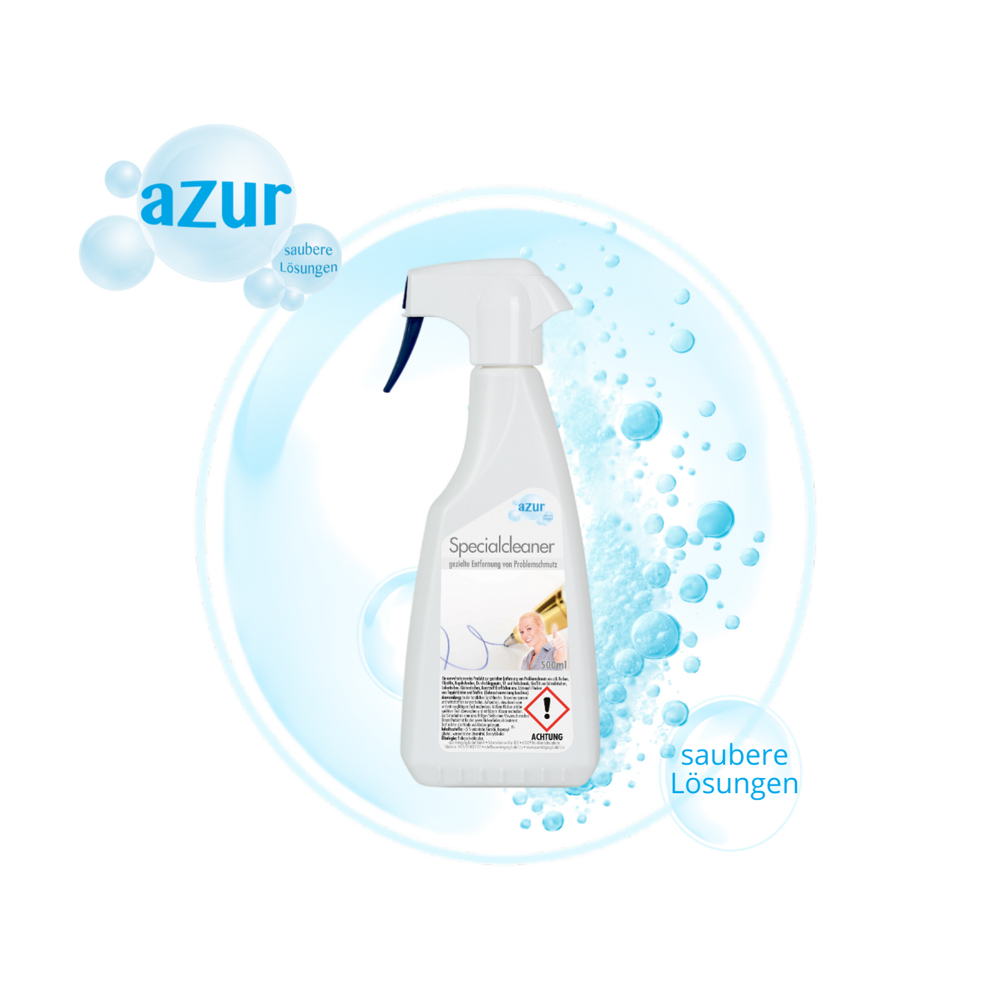 azur Spezialcleaner 500 ml – Materialschonender Oberflächenreiniger für Gewerbe & Privathaushalt