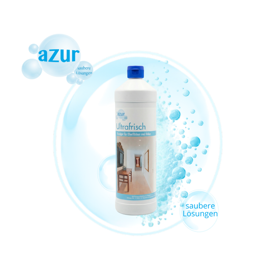 azur Ultrafrisch 1 L – Oberflächenreiniger mit frischem Duft | Streifenfrei & vielseitig