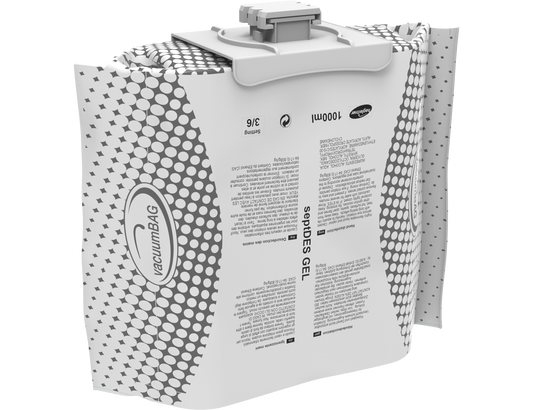 Hagleitner septDES GEL 1000 ml – alkoholisches Händedesinfektionsgel (für gewerblichen Gebrauch)